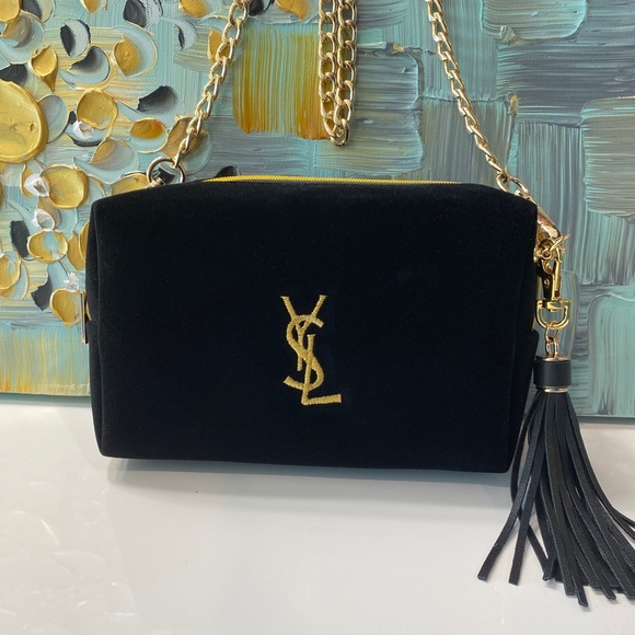 Yves Saint Laurent Handbags - YSL Cosmetic Pouch to Crossbody Bag